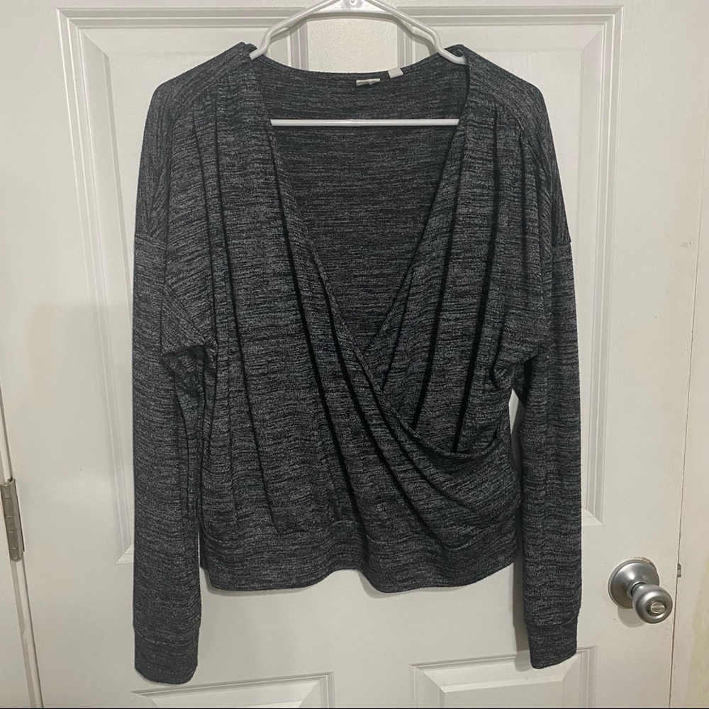 Faux Wrap sweater